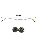 Cable de vídeo flexible de 6 a 4 pines para carrete y estación de control Forbest