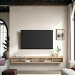 Mueble de TV minimalista flotante