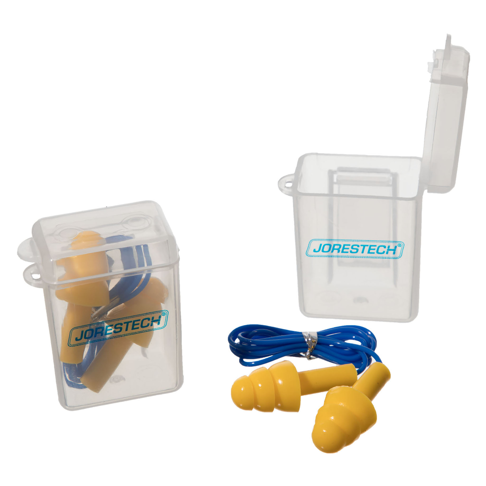 Silicone Tri-Flange Corded Earplugs – 10 Pack