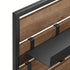 43" Slatted Wall Organizer with Mirror