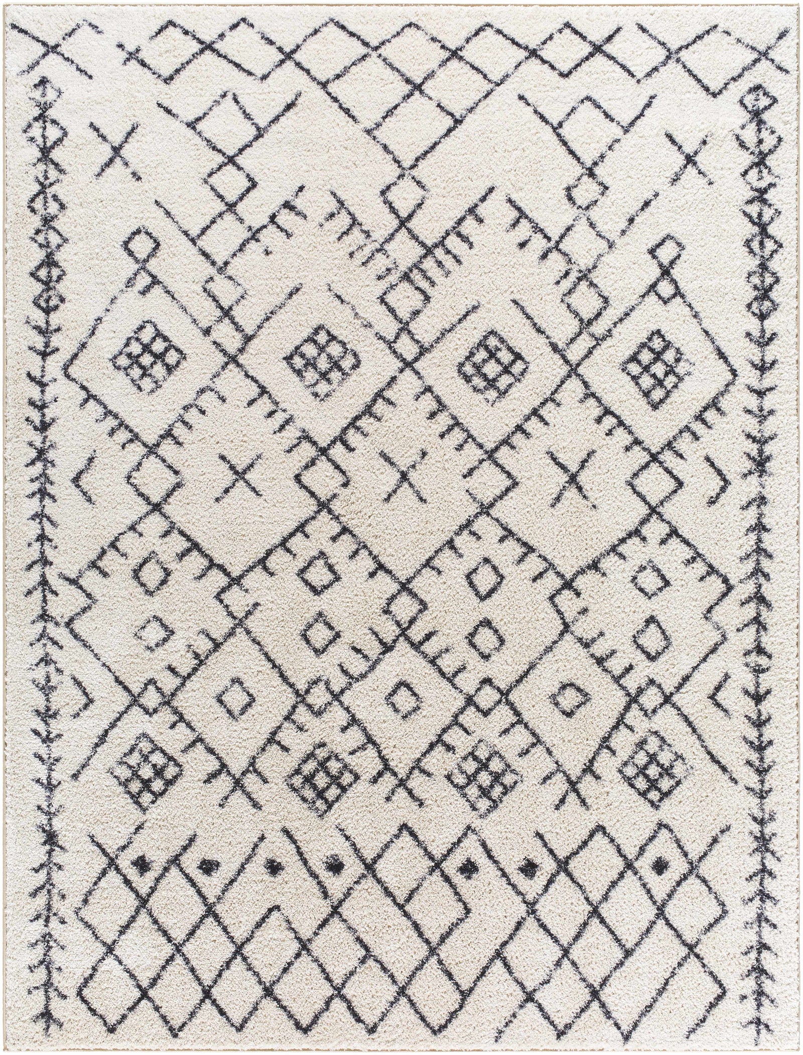 Alfombra lavable color beige Elyes