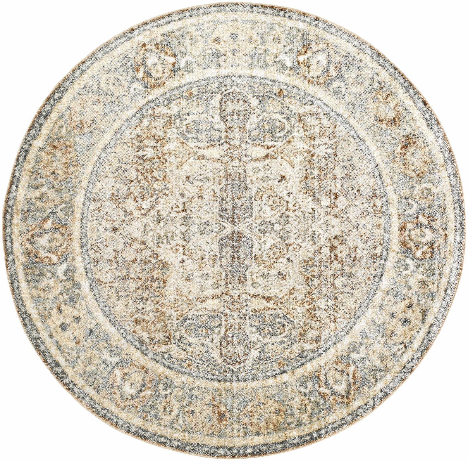 Alfombra lavable de pelo plano azul Arias