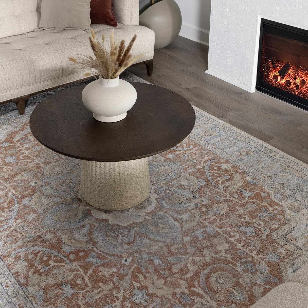 Alfombra lavable de pelo plano Emke