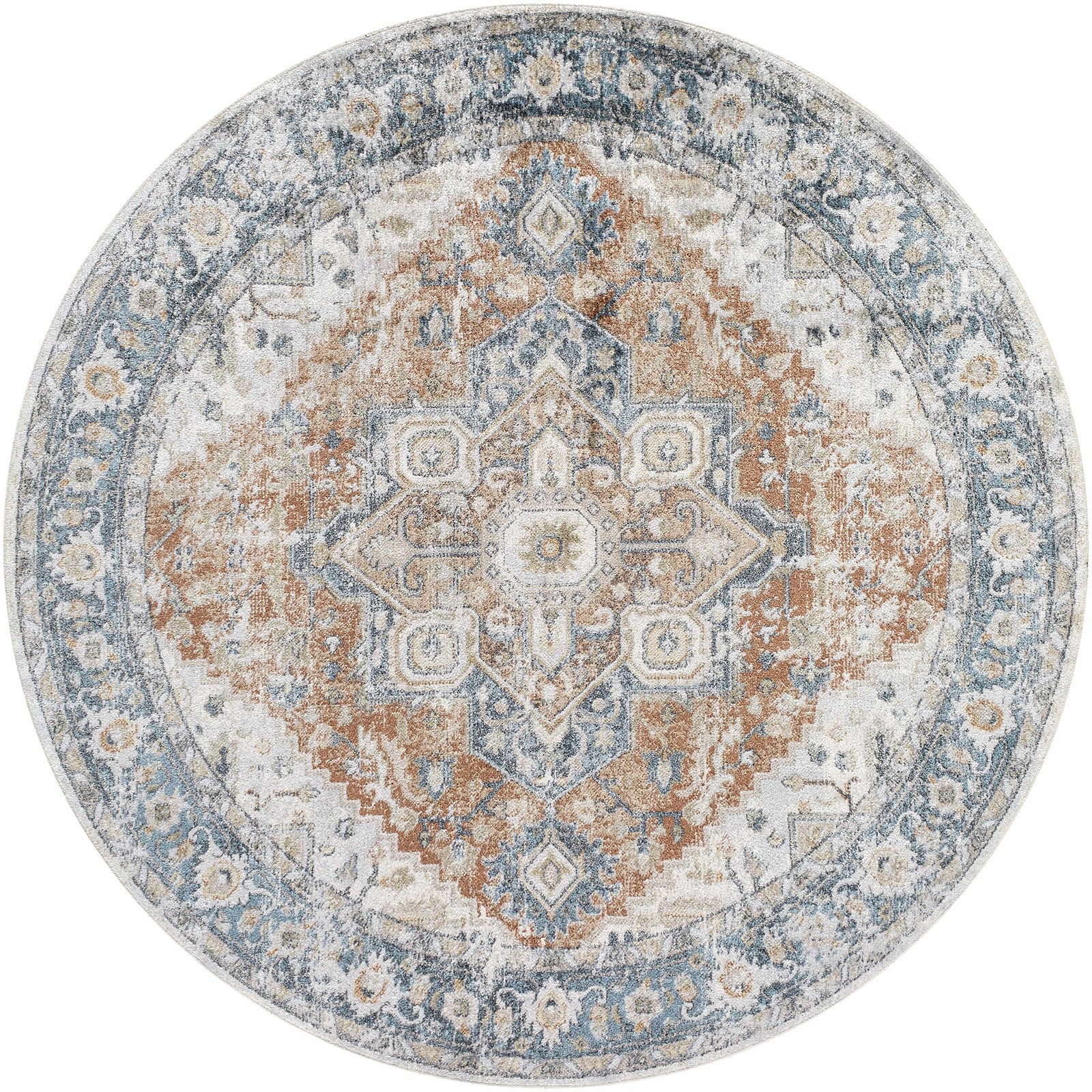 Alfombra lavable Ezri Rust