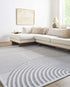 Alfombra lavable Deron Gray Rainbow