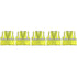 Safety Main 05EAMYZ Economy Vest, Class 2, All Mesh, Hi-Vis Yellow, Pack of 5