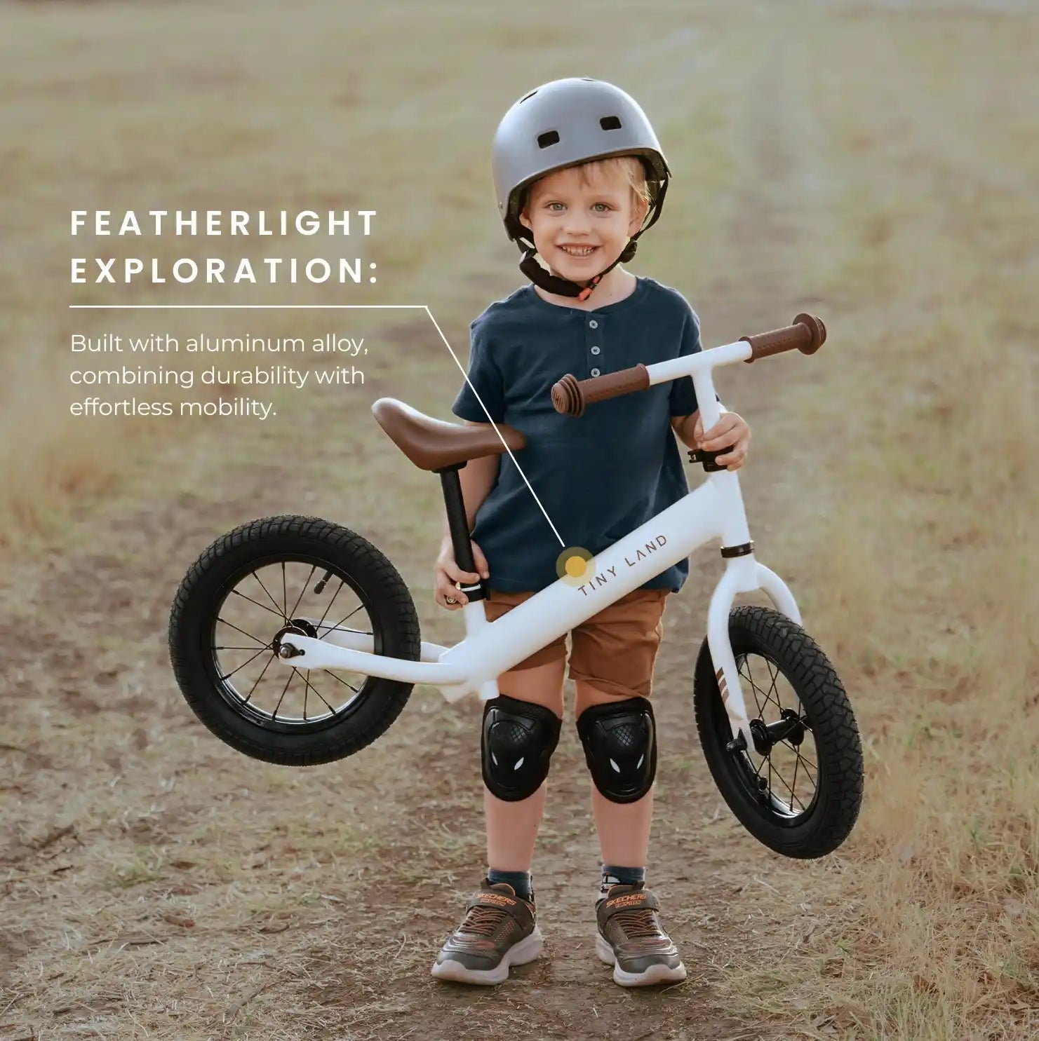 Tiny Land Balance Bike - Milky White