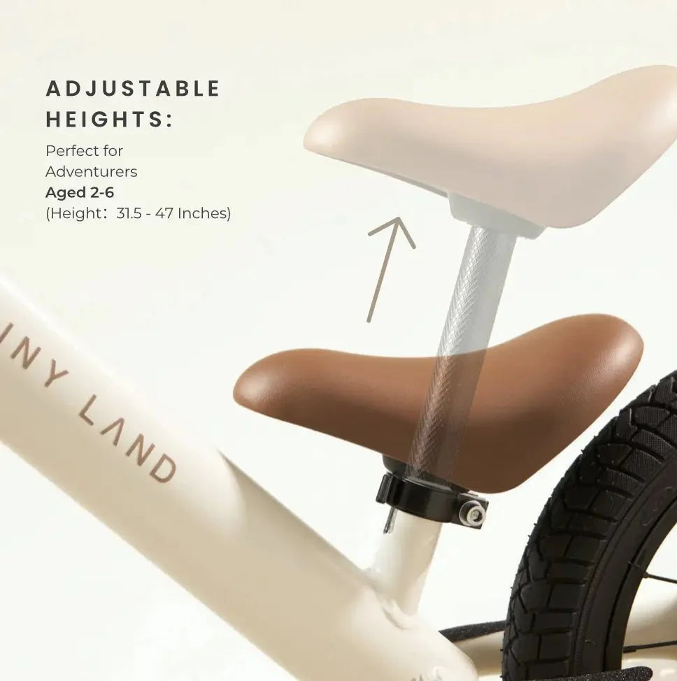 Tiny Land Balance Bike - Milky White