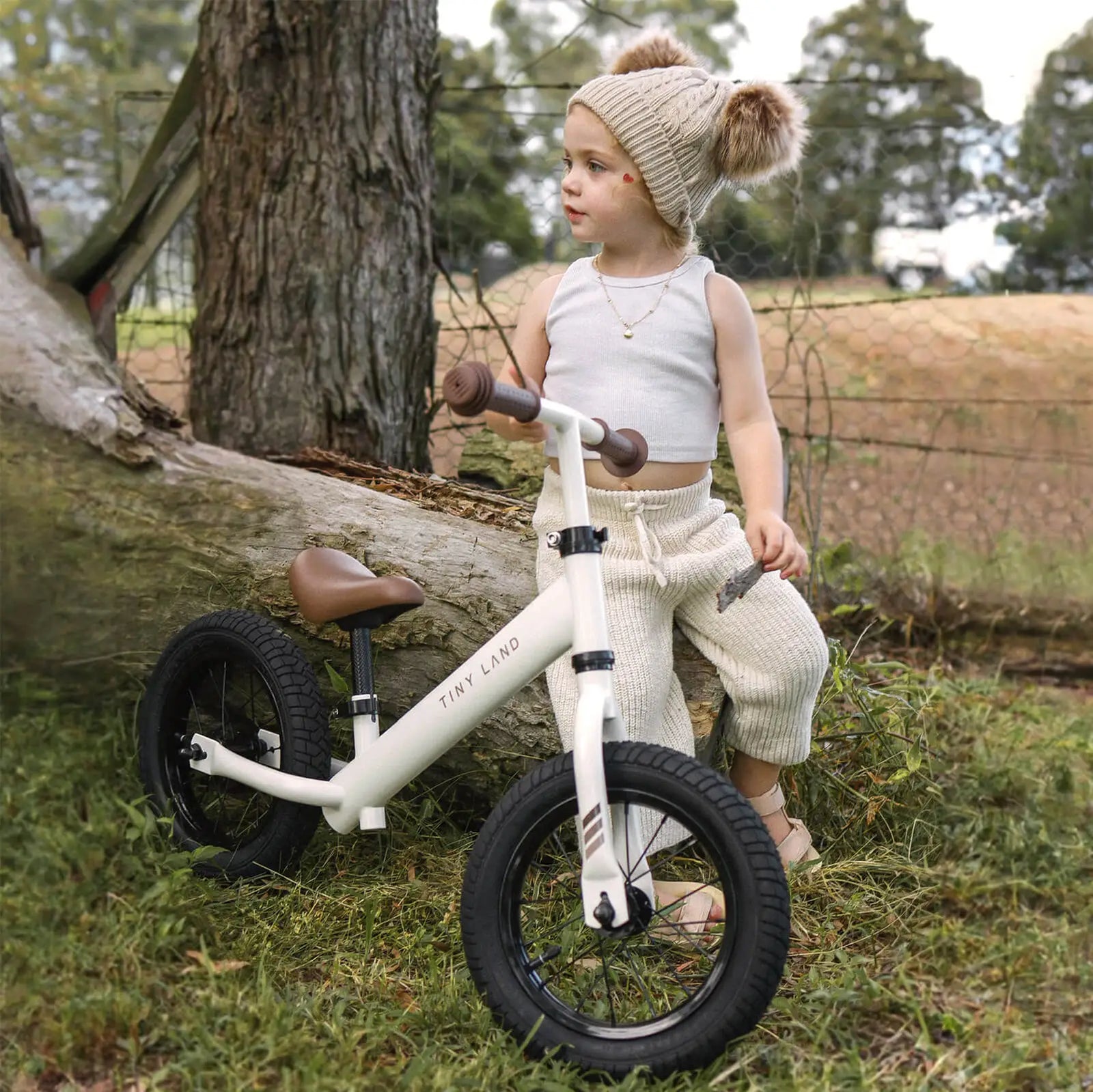 Tiny Land Balance Bike - Milky White