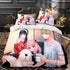 Juego de cama Anime SPY×FAMILY, funda de edredón para niños sin relleno