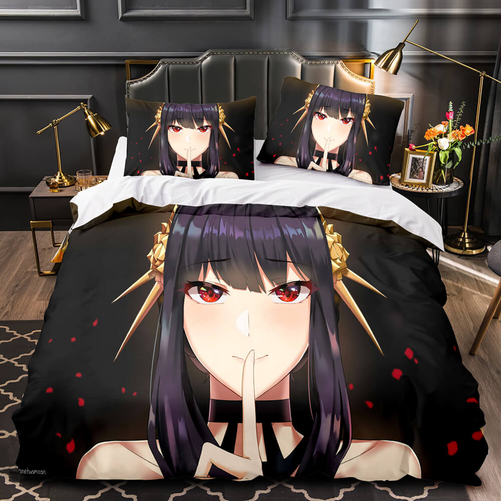 Juego de cama Anime SPY×FAMILY, funda de edredón para niños sin relleno