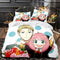 Juego de cama Anime SPY×FAMILY, funda de edredón para niños sin relleno
