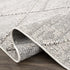 Alfombra texturizada de alto rendimiento Baqer Bone &amp; Taupe - Liquidación