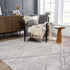 Alfombra texturizada de alto rendimiento Baqer Bone &amp; Taupe - Liquidación