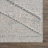 Alfombra texturizada de alto rendimiento Baqer en gris y topo - Liquidación