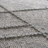 Alfombra texturizada de alto rendimiento Baqer en gris y topo - Liquidación