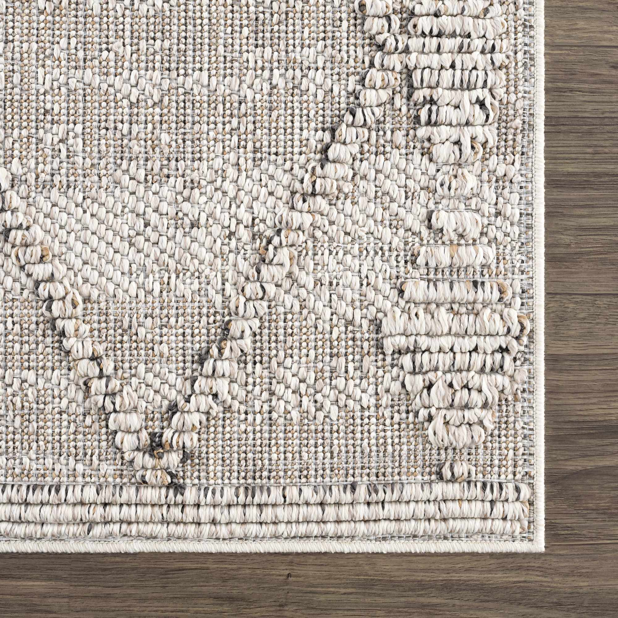 Alfombra Nyla Bone para interior y exterior - Liquidación 2x3