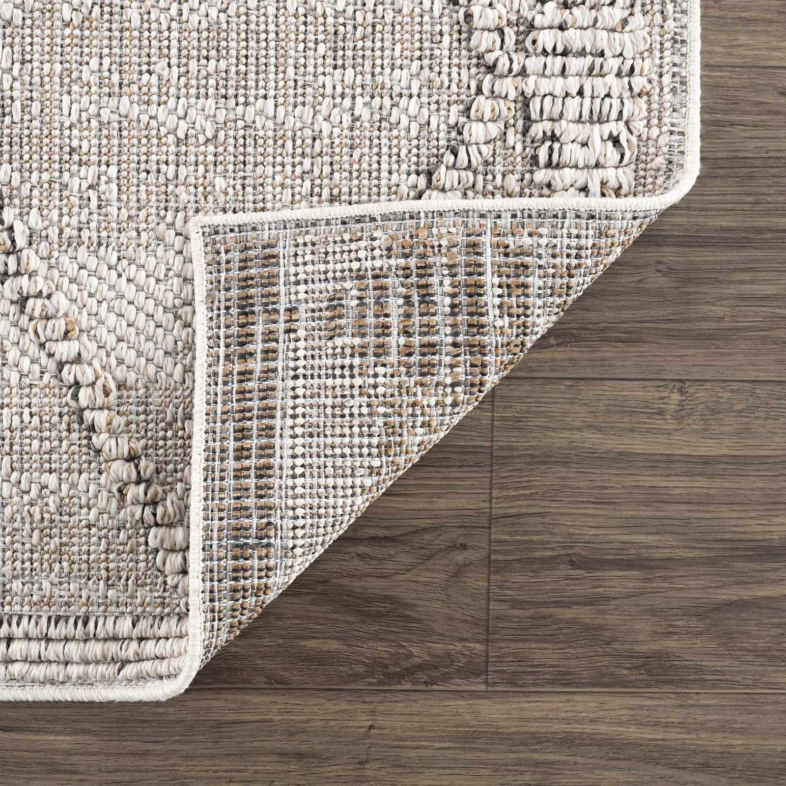 Alfombra Nyla Bone para interior y exterior - Liquidación 2x3
