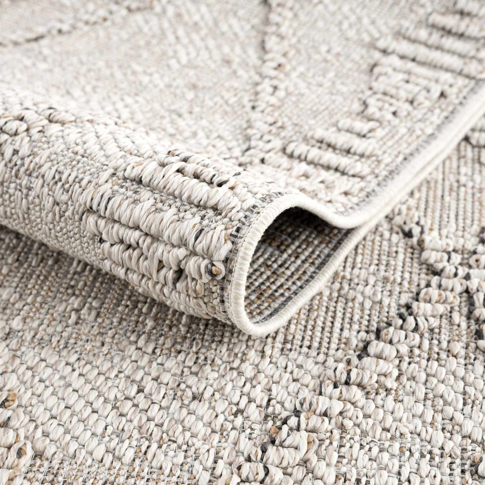 Alfombra Nyla Bone para interior y exterior - Liquidación 2x3