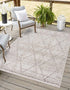 Alfombra Nyla Bone para interior y exterior - Liquidación 2x3