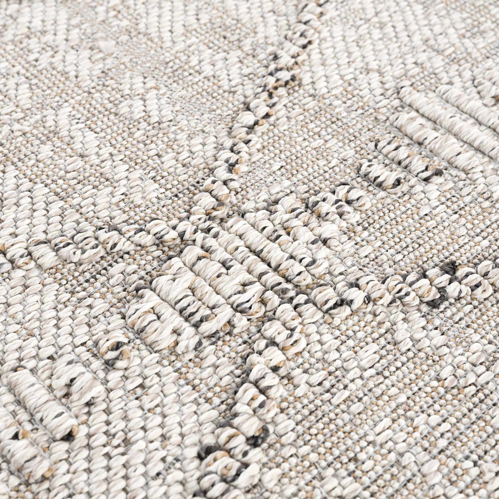 Alfombra Nyla Bone para interior y exterior - Liquidación 2x3