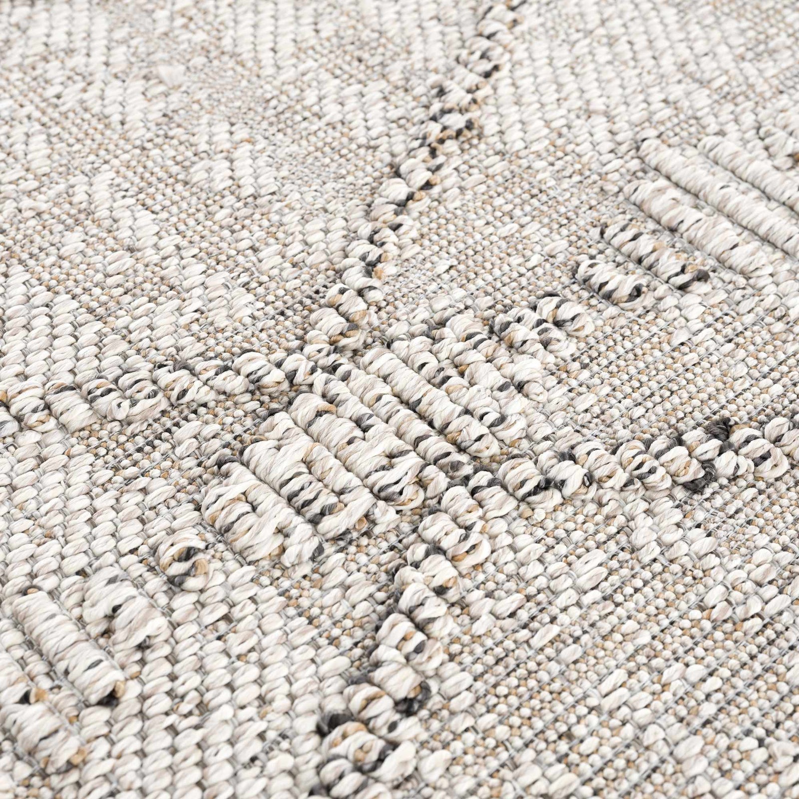 Alfombra Nyla Bone para interior y exterior - Liquidación 2x3