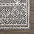 Alfombra Diah en color negro y hueso - Liquidación