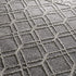 Alfombra Diah en color negro y hueso - Liquidación