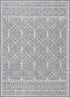 Alfombra Diah Gray azul y hueso - Liquidación