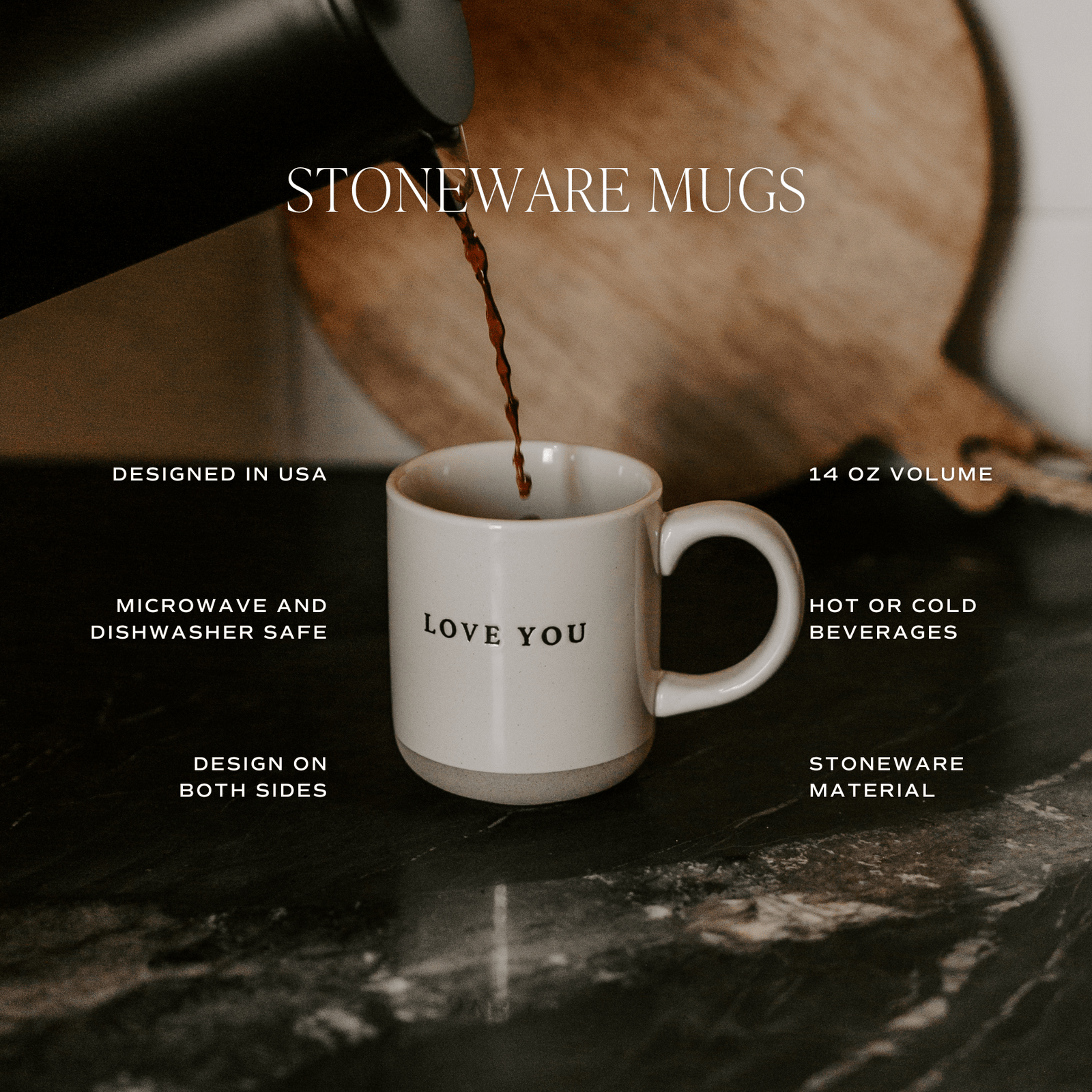 Taza de cerámica de 453 ml 