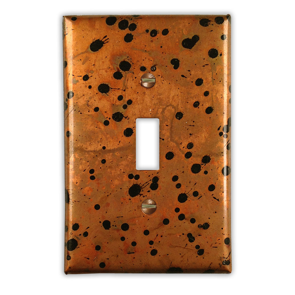 Sunburst Copper - 1 Toggle Wallplate