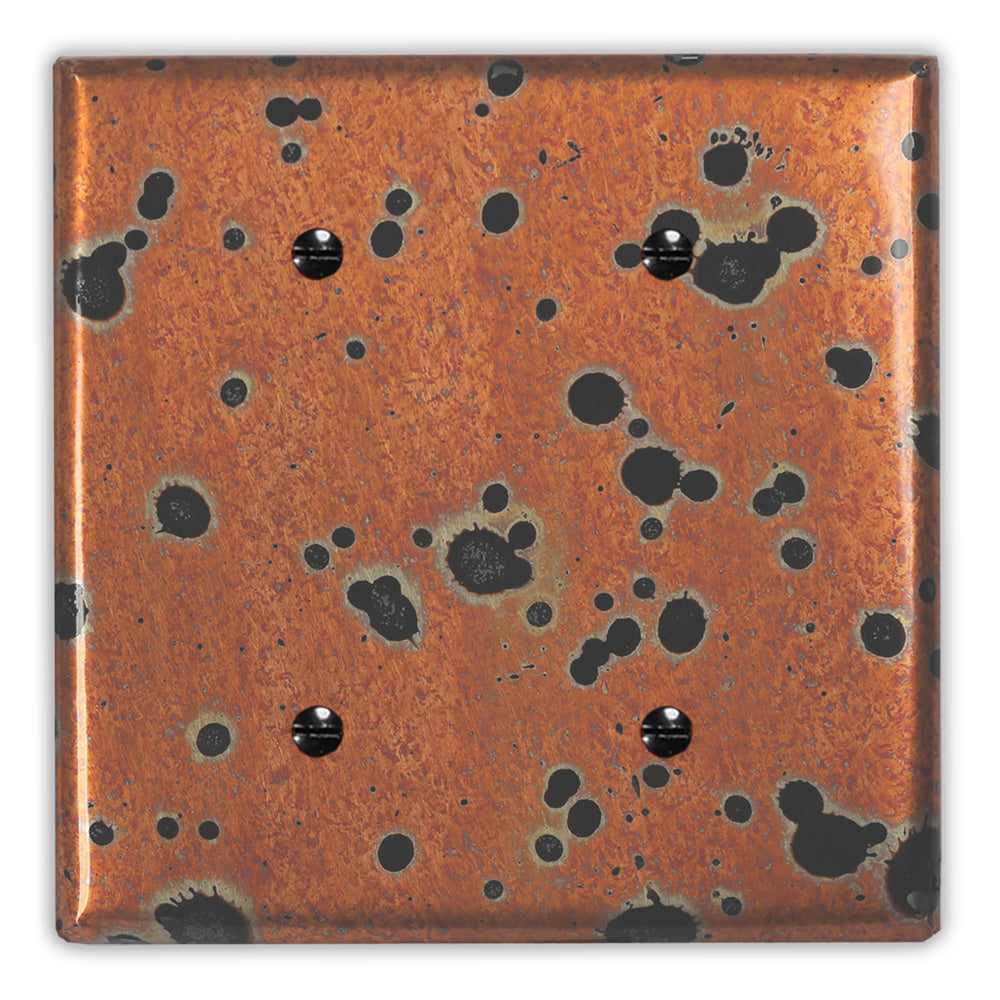 Sunburst Copper - 2 Blank Wallplate