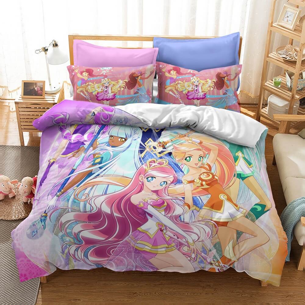 Anime Sailor Moon Pattern Bedding Set Quilt Covers
