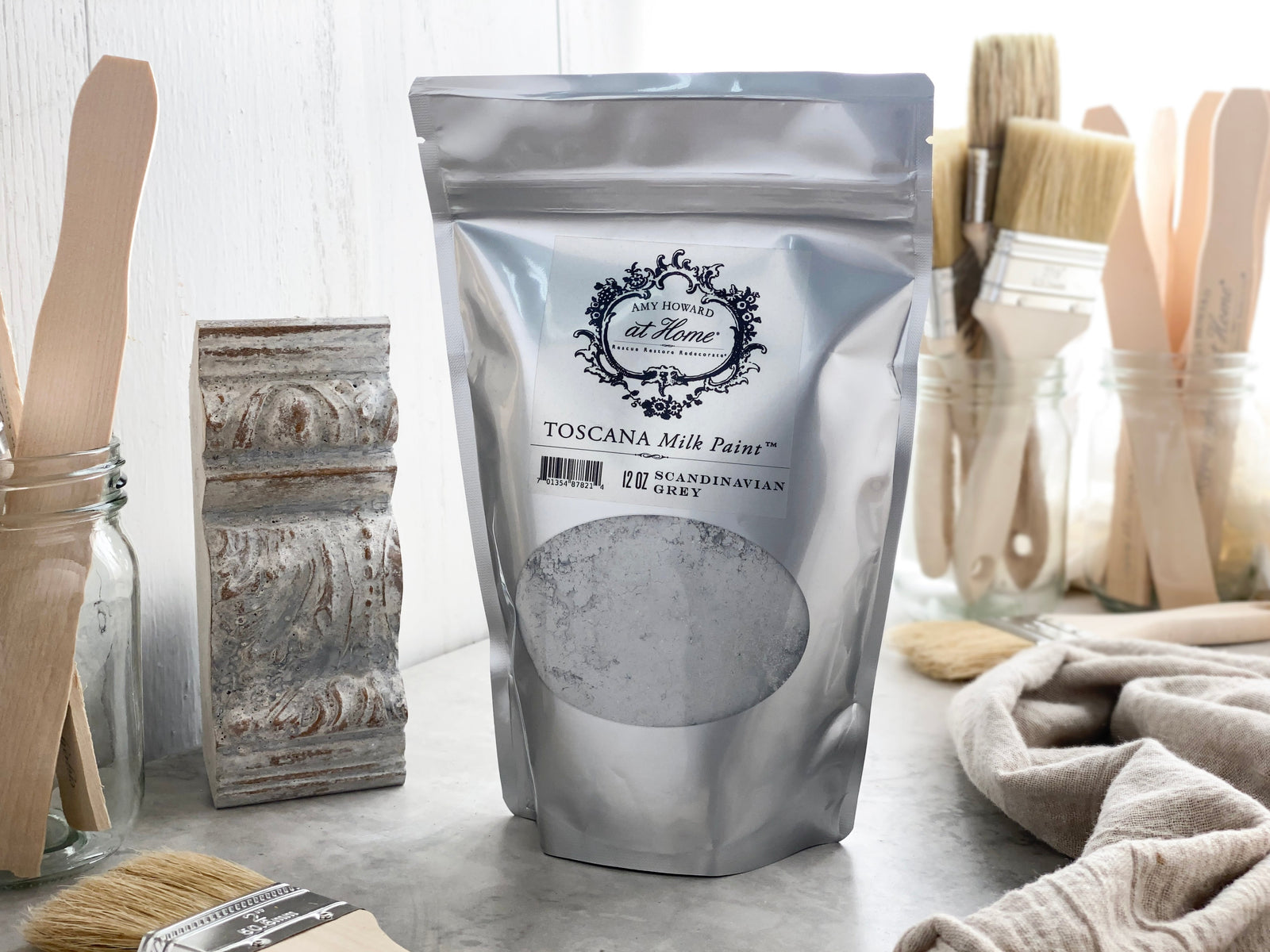 Pintura de leche Toscana - Gris escandinavo