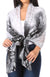 Sakkas Nichole summer gauze featherweight patterned versitile sheer scarf wrap