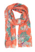 Sakkas Nichole summer gauze featherweight patterned versitile sheer scarf wrap