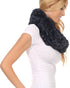 Sakkas Mellah Long Wide Soft Fuzzy Furry Fur Infinity Fall Winter Wrap Scarf