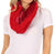 Sakkas Dalien Short Length Two Sided Faux Fur Ribbed Cable Knit Infinity Scarf