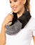 Sakkas Julie Short Wrap Around Two Sided Faux Fur And Ribbed Knit Infinity Scarf
