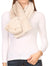 Sakkas Malen Long Rectangle Faux Fur Warm Soft Furry Wrap Around Loophole Scarf