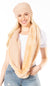 Sakkas Balencia Cool Girl Long Wide Soft Fur Lined Infinity Scarf Beanie Hat Set