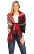 Sakkas Iris Warm Super Soft Cashmere Feel Pashmina Shawl  / Scarf with Fringes
