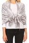 Sakkas Mia Reversible Brocade Paisley Scarf Wrap Shawl Soft and Light