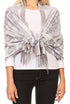 Sakkas Mia Reversible Brocade Paisley Scarf Wrap Shawl Soft and Light
