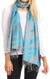 Sakkas Salome  Reversible Silky soft Wrap Shawl Scarf with Lovely Floral Brocade