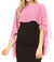 Sakkas Anya Women's Soft Chiffon Wedding Bridesmaid Bridal Cape Wrap Bolero Shrug
