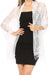 Sakkas Mari Women's Large Lightweight Soft Lace Scarf Wrap Shawl Floral and Fringe