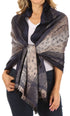 Sakkas Alessa Women's Silky Soft Reversible PaisleyPrint Pashmina Scarf Shawl Wrap