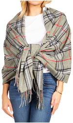Sakkas Martinna Women's Winter Warm Super Soft and Light Pattern Shawl Scarf Wrap