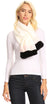 Sakkas Colette Faux Mink Warm Winter Soft Luxurious KeyHole Scarf